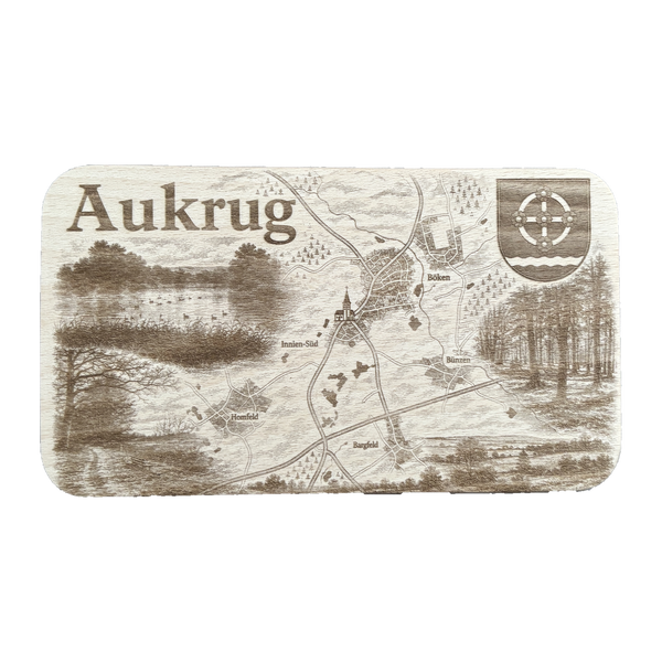 Aukrug auf Holzbrett – weitere Ansicht