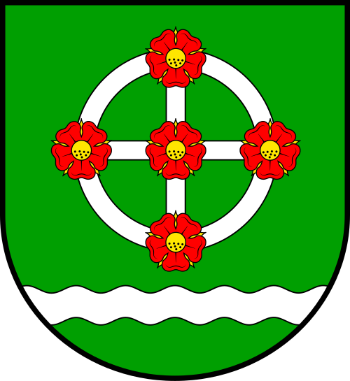 Wappen der Gemeinde Aukrug in Schleswig-Holstein