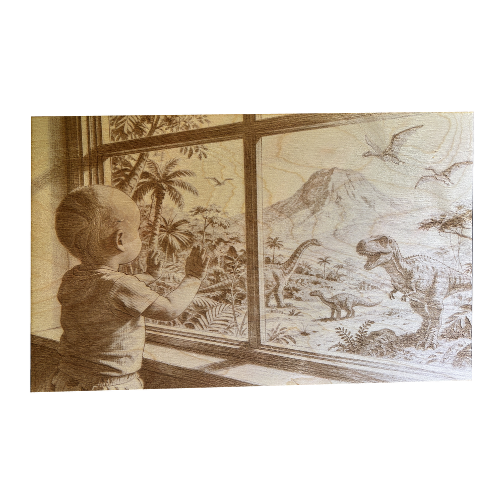 Baby in der Dinowelt